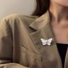 Classic Rhinestone Butterfly Brooches For Women Vintage Beauty Casual Brooch Pins Clothing Accessories Party Wedding Gifts