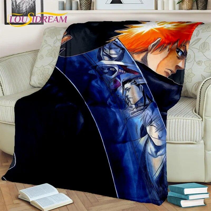 

Отбеливатель 3D японское аниме-мультяшное одеяло, мягкое одеяло для дома, спальни, кровати, дивана, пикника, путешествия, офиса, отдыха, одеяло, детское одеяло 125x150cm 50x60inch