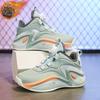 2025 Winter Boys' Cotton Basketball Shoes: Warm, Thick, Non-Slip, Wear-Resistant Sports Footwear for Big Kids.