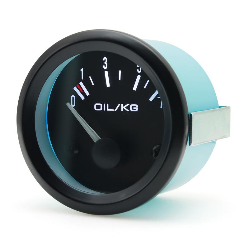 2" 52MM Oil Pressure Gauge Kg Car Meter With Press Sensor Bracket Pod Holder Automotive Auto Car Accessories For 12V Vehicle