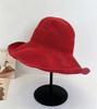 Ultra-fine Woven Handmade Grass Woven Bucket Hat Women's Travel Big Eaves Fake Sunscreen Visor Summer Lafite Straw Hat
