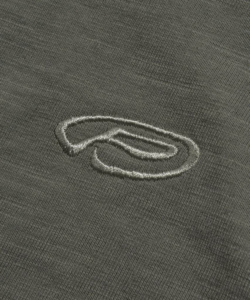 PEACE MAKER Ex Knit Cap Sleeve Crop Tee (Olive)