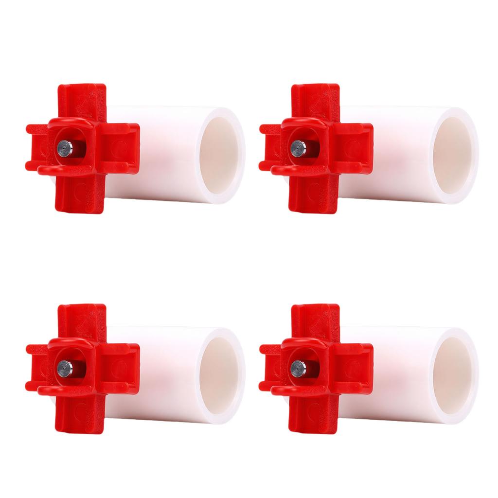 10PCS Chicken Waterer Nipples with Tee Fittings Gaskets Tape for Automatic Chicken Watering System