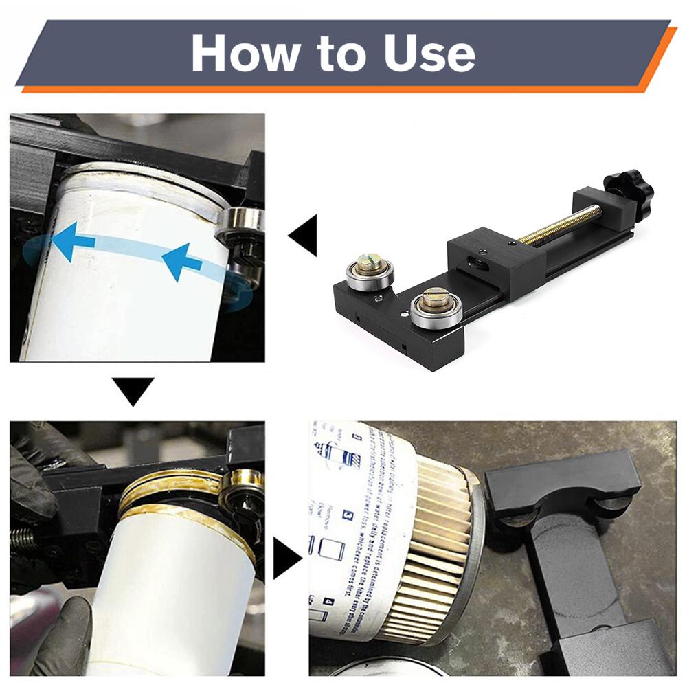 MUGE-Universal Aluminum 66490 Oil Filter Cutter Cutting Tool Car Oil Filter Cutter Range 1-3/4" To 5-3/4" OFI080