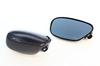 Magical Racing Racer Replica Motorcycle Type with Twill Carbon Fiber Long Type A Model Mirrors, 1, Head, Black, Stem, 45mm, [Mounting Pitch 27-41mm],