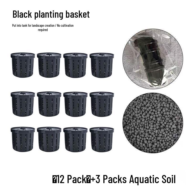 Fish Tank Planting Basket: Home Landscaping Cup for Water Plants and Flower Root Holders