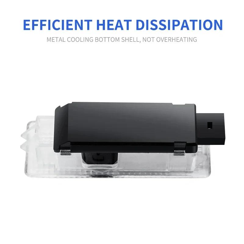 2pcs New LED Car Door Welcome Courtesy Lamp Projector Light For BMW 50th F12 F13 F30 E60 E65 E66 E63 F01 F02 X1 X3 4 5 6 7 Serie