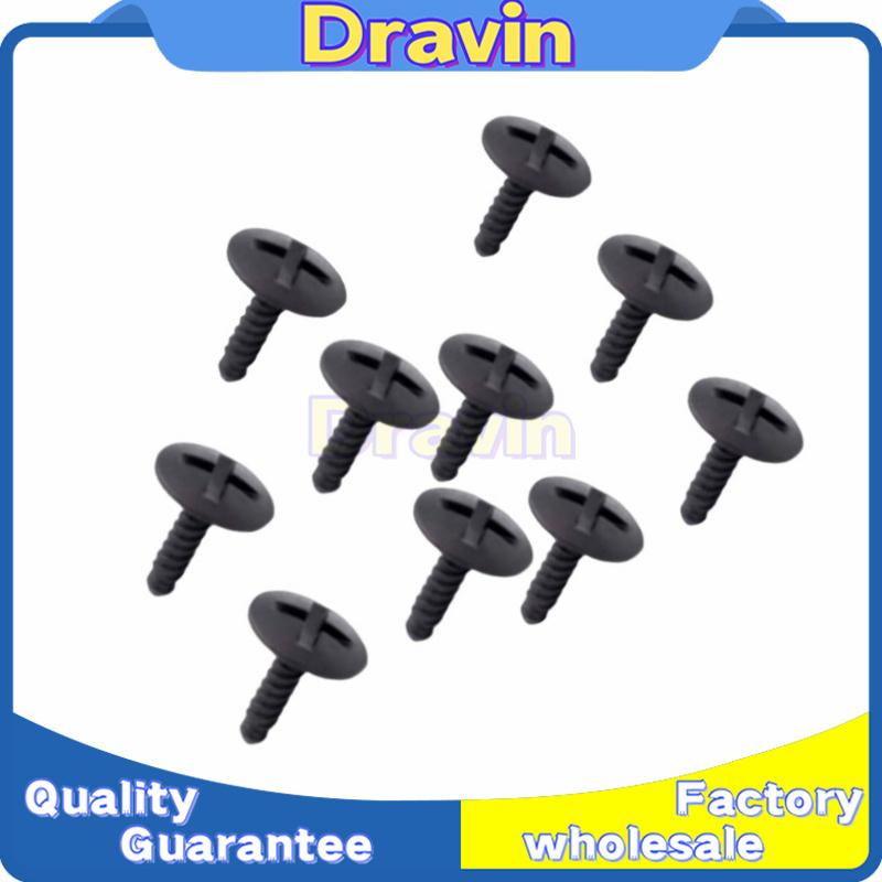 10pcs 7H0915450 for VW Volkswagen T5 Transporter LT Headlight Engine Battery Grille Cover Screws New