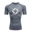 Herren Sport T-Shirt Training Fitness Kompression Laufen T-Shirt Rashgard Oberteile Tee Schnell Trocknend Kurzarm T-Shirt für Männer