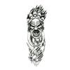 Flower Arm Tattoo Sticker Waterproof Men And Women Sticker Full Arm Waterproof Tattoo Sticker Ukiyo-E Painting Geisha Simulation Big Picture Sticker