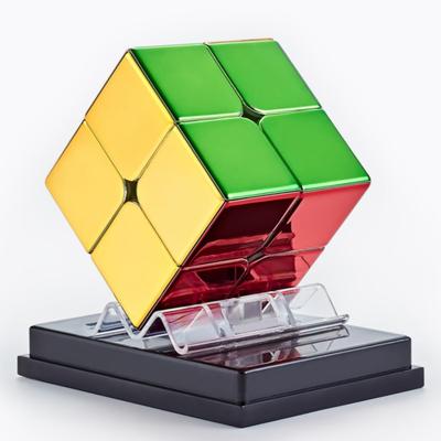 Bucubke Cyclone Boys 2x2 Magnetická Zrcadlová Reflexní Kocka Puzzle, Cyclone Boys 2x2 M [Autentická] Kovová Kocka, Bez Samolepek, Magnetická Verze, 2x2x2 M