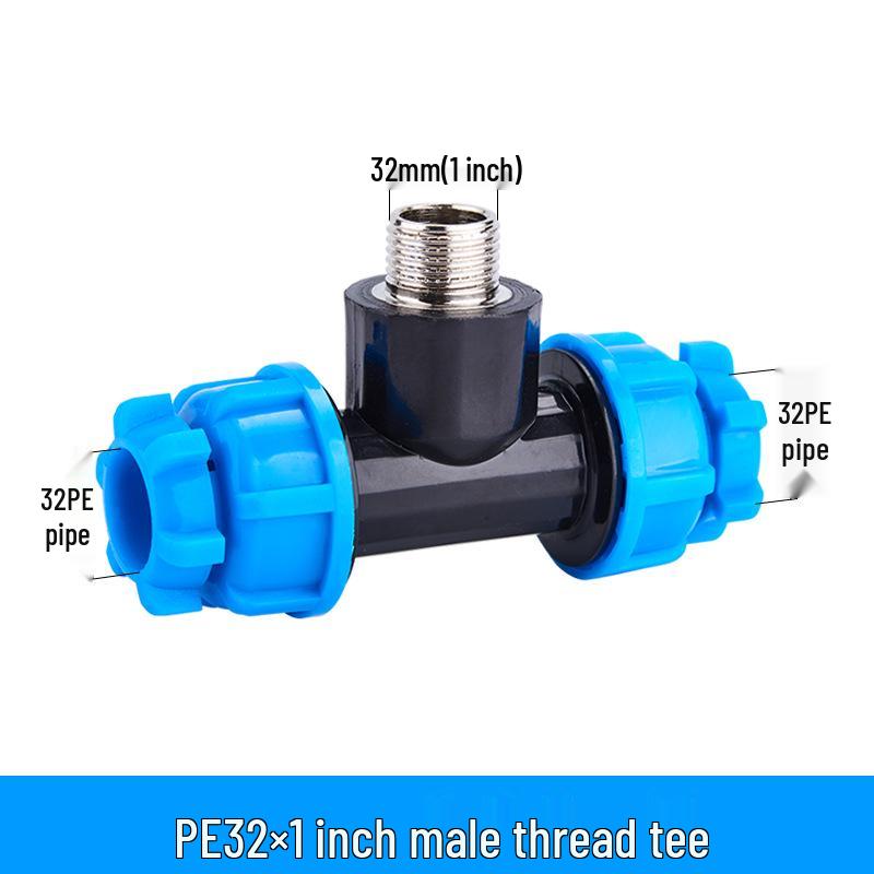 PE Quick Connect Water Pipe Fittings: 4-Point, 6-Point, 25mm Direct Tap Union