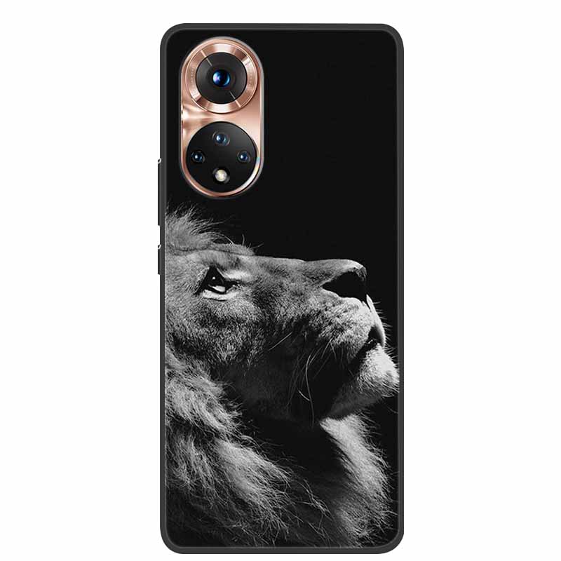 Case For Honor 50 Luxury Silicone TPU Soft Phone Cover For Huawei Honor 50 Case 5 0 NTH-NX9 Capa Shockproof Animal Shell Coque