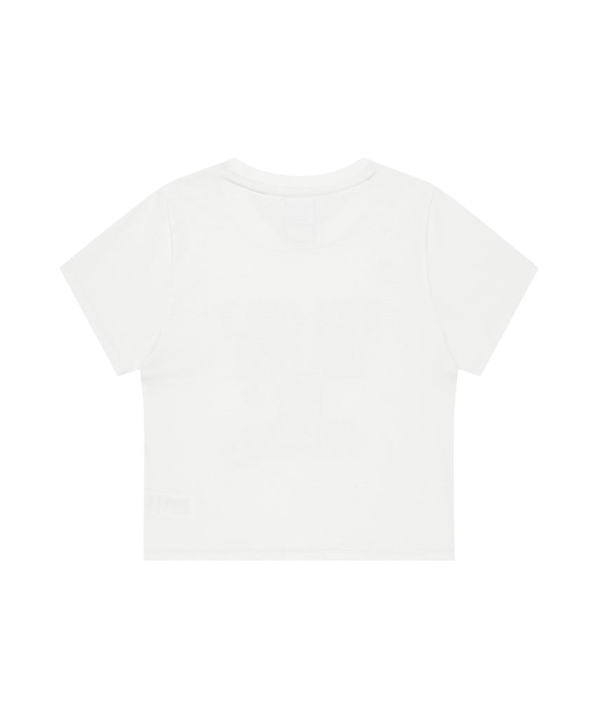 MAHAGRID Unlock Crop Tee White(Mg2Gmft529A)