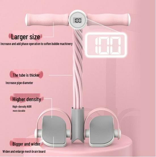 Six-Strand Multifunctional Pedal Resistance Trainer for Weight Loss