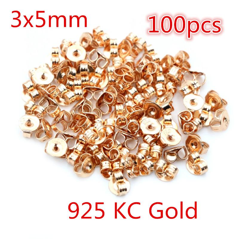 Multi-colors Metal and Plastic Earring Back Plug Cap Nail Accessories Anti-allergic Anti-inflammatory DIY Jewelry Accessories