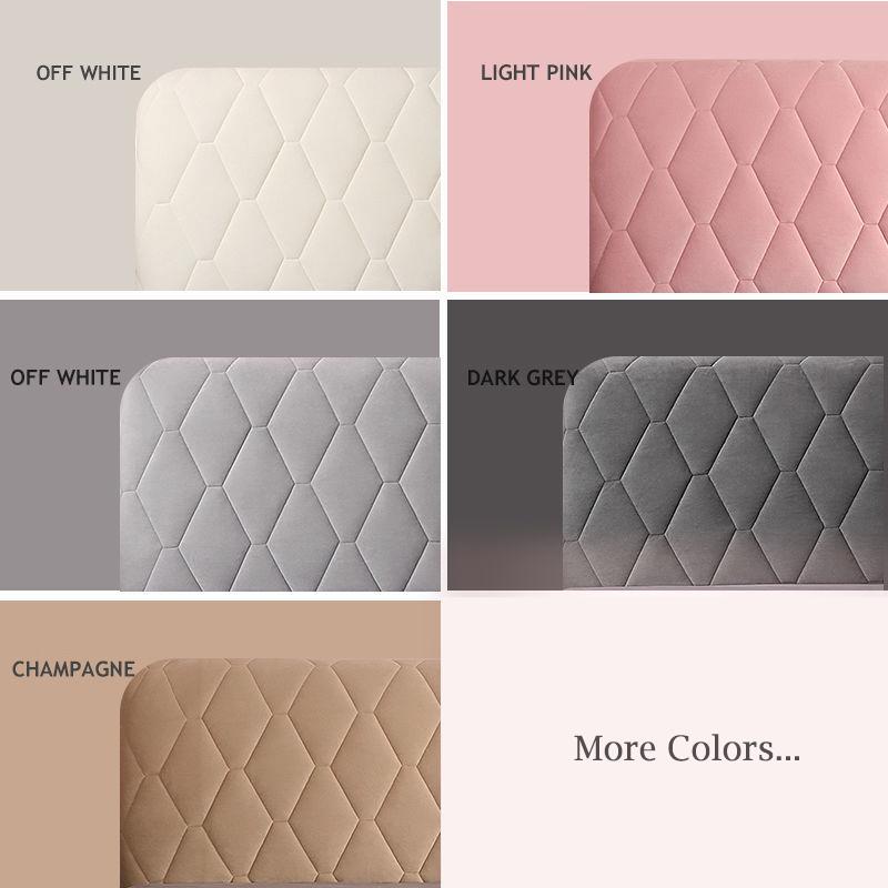 Headboard Cover Soft -Packed Velvet Thickened Full -Wrapped Quilted Anti -Collision Universal Dust -Proof Bedside Protective Cover