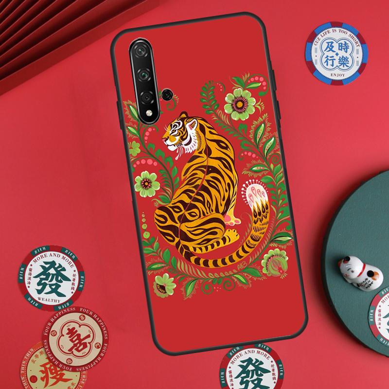 Animal Tiger Art For Huawei Nova Y60 Y70 Y90 Y72 Y73 Y61 Y91 7i 8i 11i 12i 12s 9 10 SE P20 P30 P40 Lite Case