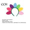Colorful Sun Flower Decor Headband Elastic Design Kids Versatile Headwear Hairband Christmas Makeup Daily Party Hair Accessories Boy Themed