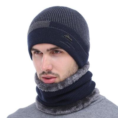 Skullies Beanies Men Scarf Knitted Hat Cap Male Plus Gorras Bonnet Warm Thick Unisex Winter Hats For Men Women Sport Beanie Hat
