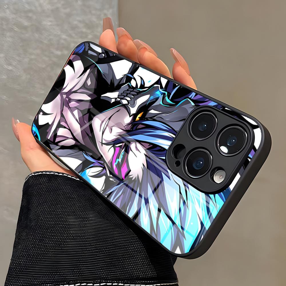 Bleach Grimmjow Anime Phone Case For IPhone 17 Pro Max 16 15 14 Pro Max 13 11 X Xs Xr 8 7Plus Glass Cover