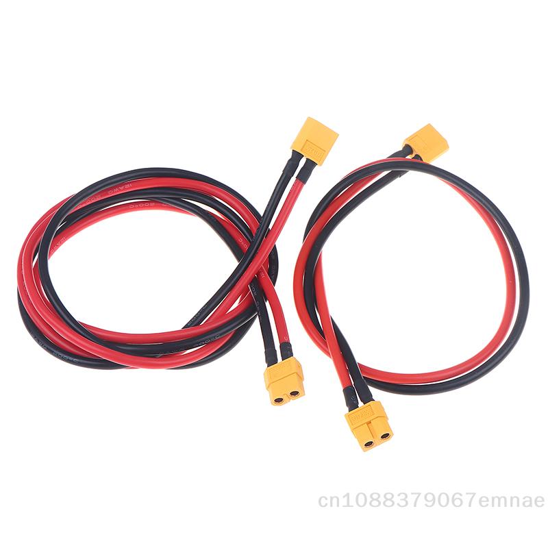 [ZYAS]12AWG XT60 Male Female Conversion Plug Connection Cable 50/100CM Wire Battery Connector For Lipo Battery RC Drone Car Boat