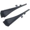 1 Pair Front Windshield Wrap Corner Trim for Nissan X-Trail Xtrail T32 Rogue 2014 2015 2016 2017 2018 2019 2020 Black
