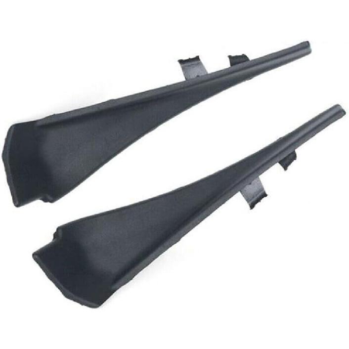 1 Pair Front Windshield Wrap Corner Trim for Nissan X-Trail Xtrail T32 Rogue 2014 2015 2016 2017 2018 2019 2020 Black
