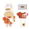 1 Set blaue Puppenkleidung inklusive Hut, Kleidung und Tasche Geeignet für 17cm/6.7inch Puppen Geeignet für Labubu Puppen Ankleiden