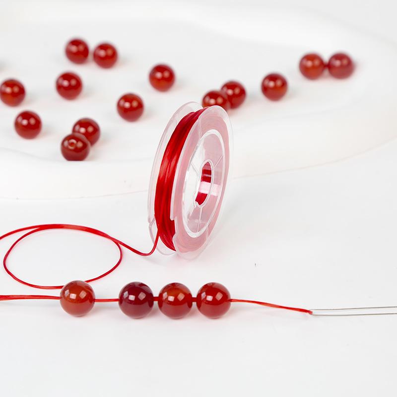 Clear Elastic Beading Cord for Wengwan Buddhist Beads - Durable and Stretchy Bracelet String