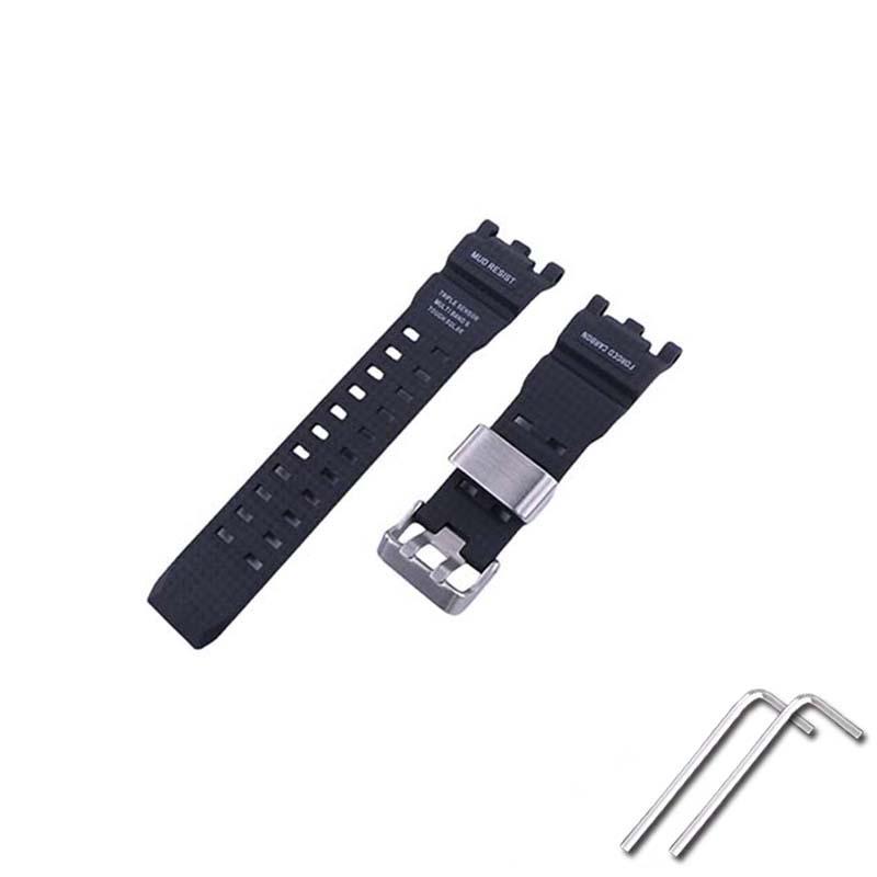 Outdoor Sports Waterproof Resin Watch Strap for GWG-2000/GWG-2040 - Unisex Accessory