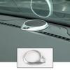 Car Central Control Speaker Cover Trim Ring For Jeep Grand Cherokee 2011+ Silver