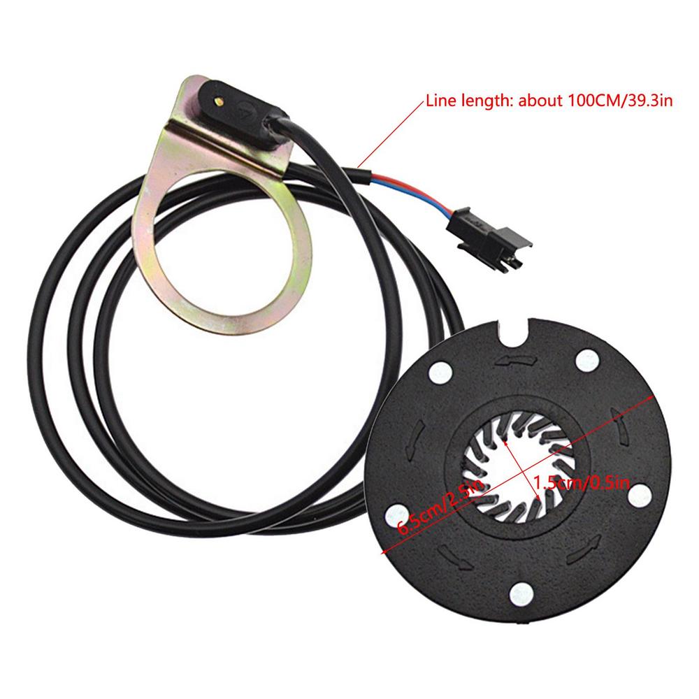 Electric Bicycle Pedal PAS System Assistant Sensor 5/8/12 Magnets Speed Sensor SM-3A Plug Electric Bikes Replacement Parts