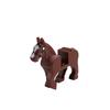 MOC Serie Granja Bosque Escena Crianza Animal Bloques de Construcción Lobo de la Jungla Montura Caballo Oso Marrón Blanco Panda Ladrillos DIY Juguetes para Niños
