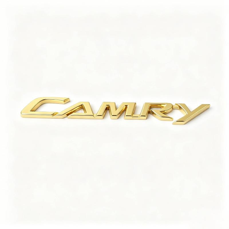 Applicable to car logo CAMRY English alphabet label personalized modification metal car sticker tail label black