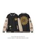 Men's Trendy High Street Embroidered Baseball Jacket - Spring/Autumn Hip Hop Style