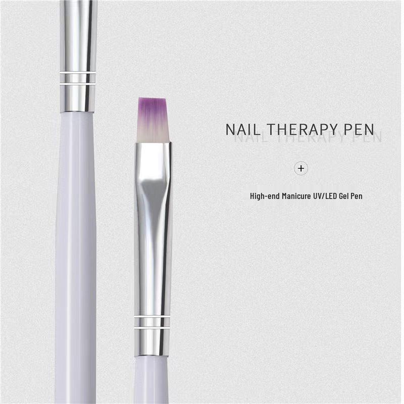 Japanese Gradient Nail Art Gel Pen with Purple Brush Head