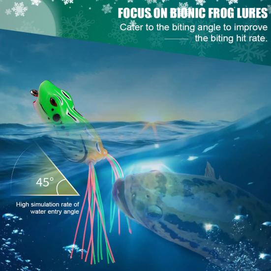 24Pcs/Set Christmas Fishing Advent Calendar Lure Bait 360 Degree Rotating Fish Lure Set with Realistic Painting Reflective Sequins