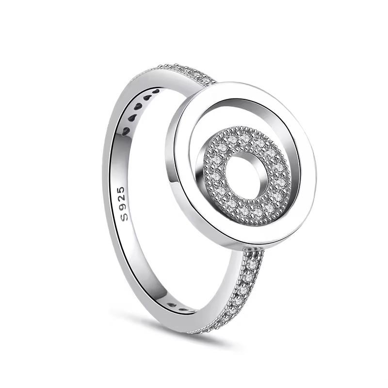 2025 New S925 Silver Family Tree Garland Crown Ring Suitable For Valentine's Day Women's Gift DIY High Jewelry Fashion Jewelry