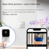 Smart Video Doorbell, Wireless WiFi Doorbell Camera with HD Night Vision, Two-Way Audio, Motion Detection, Rechargeable Battery Powered Doorbell