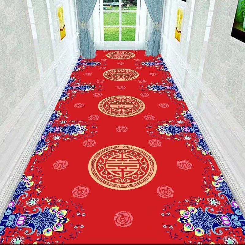 Crystal Velvet Runner Mat Modern Luxury Geometric Pattern for Hallway Living Room Bedroom Indoor Outdoor Use Home Decor Accessory