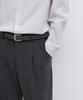 Musinsa Standard Real Wide Hidden Banding Slacks [Medium Gray]