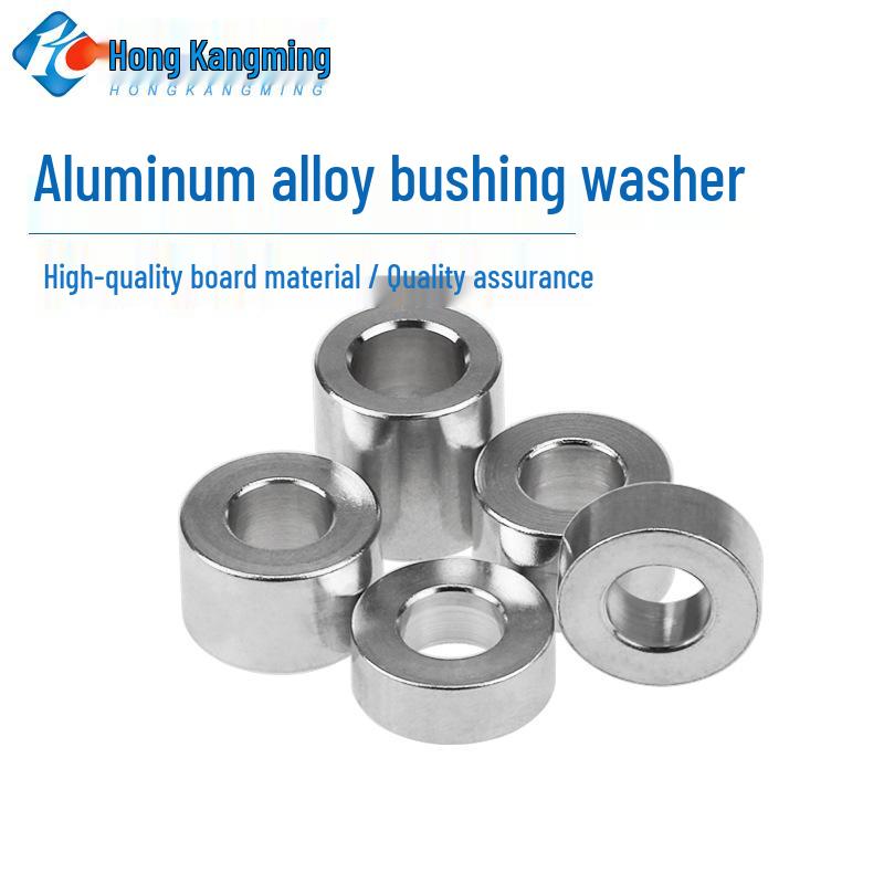 Thickened Aluminum Alloy Gasket: Round Shaft Bushing, Sleeve Washer, M6-M12.