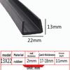 U-Shaped Rubber Anti-Collision Edge Strip for Glass Sealing