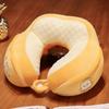 Cuscino da Viaggio a Forma di U Winnie the Pooh con Imbottitura in Poliestere per Supporto in Auto e Ufficio