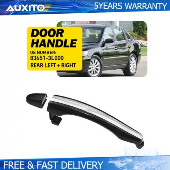 Rear Driver or Passenger Side Exterior Door Handle Set for 2006-2011 Azera N