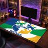 Brazil Football Crest Mouse Pad, Extended Non Slip Rubber Desk Mat for Gaming Office Laptop Fan Gift
