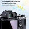 JJC Camera Eyecup Eyepiece Viewfinder for Sony A7 III A7 II A7 A7R IV A7R III A7S II A7S A99 II A9 A58 Camera, Soft Silicone Eye Cup Replacement of