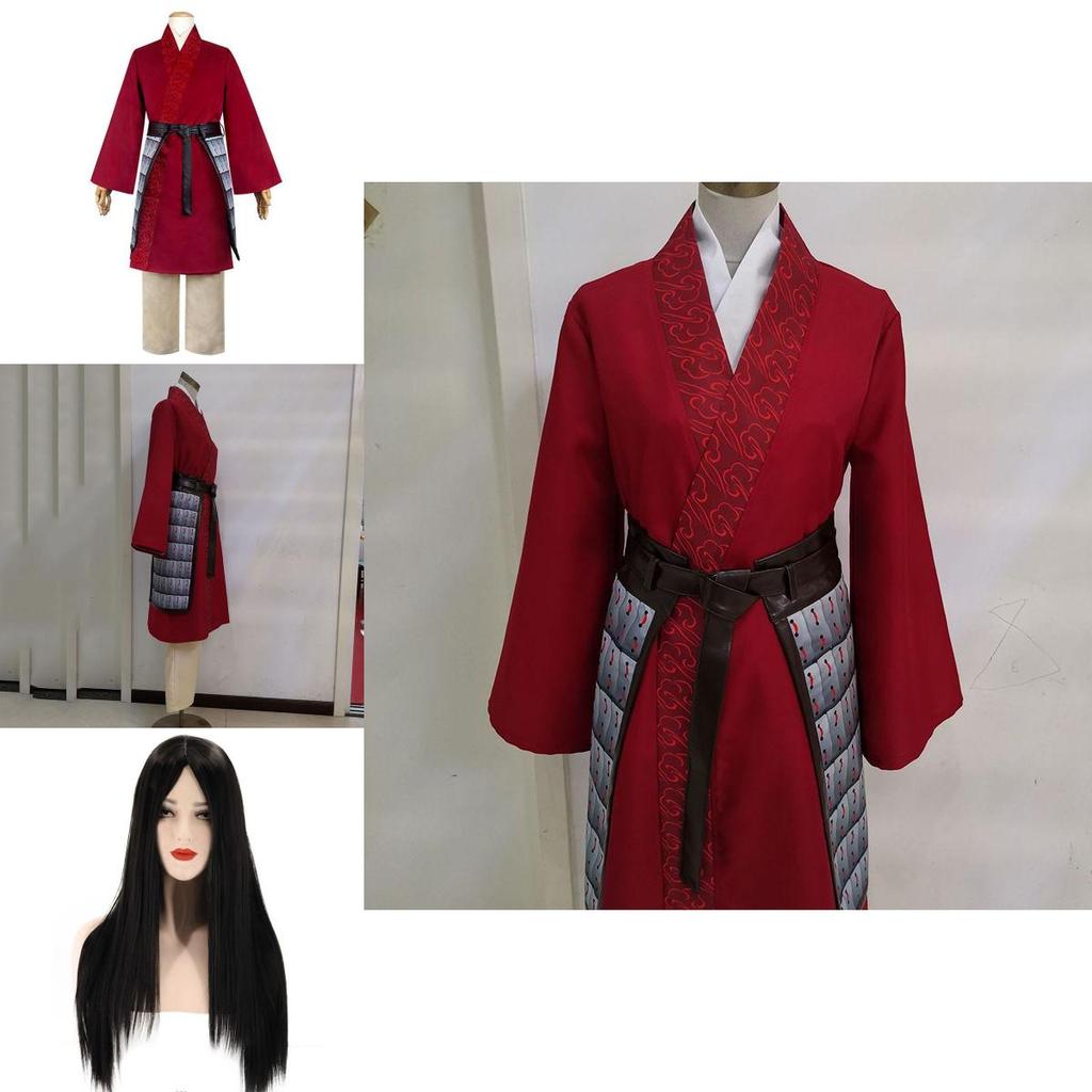 Beautifully Crafted Hua Mulan Cosplay Costume For Halloween And Parties With Soft Material