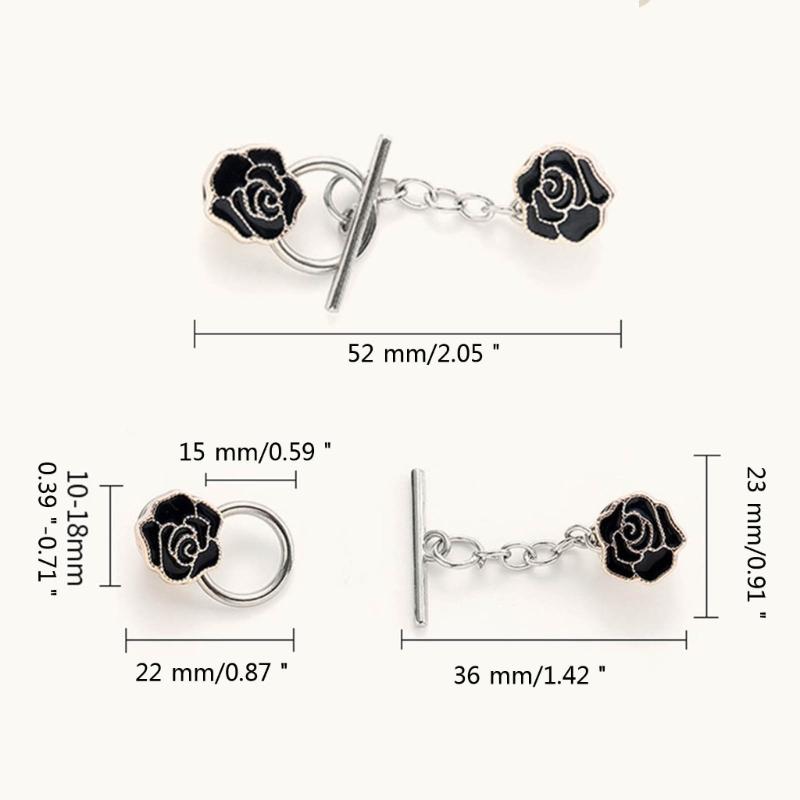 10PCS Metal Cardigan Clip Pullover Clip No Sewing Sweater Shawl Cardigan Clips Brooch Pin Safety Pins for Women Girls